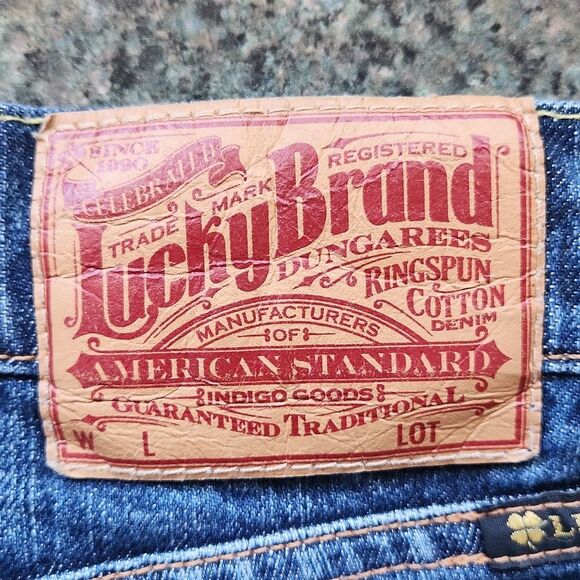 Lucky Brand Dungarees Bootcut Denim Jeans Women's Size 31 Cotton Spandex - Picture 13 of 13